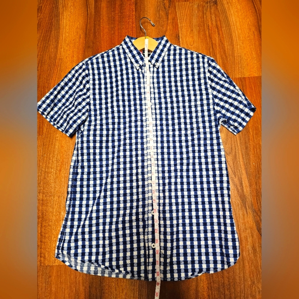 Marvel Captain America Shield Pattern Button Down - image 3